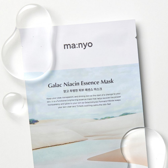 Освітлююча тканинна маска Manyo Galac Niacin Essence Mask