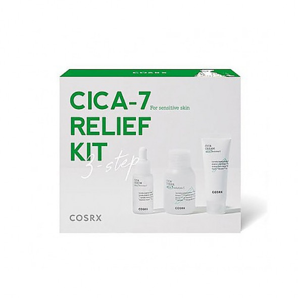 Набор миниатюр с центеллой COSRX CICA-7 Relief Kit (3 step)
