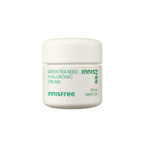 Антиоксидантний крем innisfree Green Tea Seed Hyaluronic Cream 50 мл / NEW