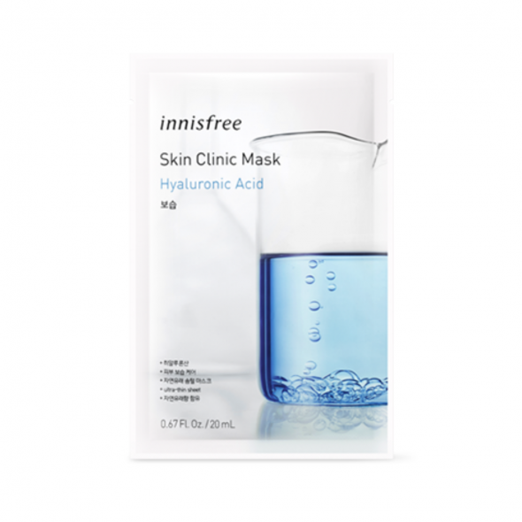 Зволожуюча маска Innisfree Skin Clinic Mask Hyaluronic Acid