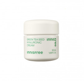 Антиоксидантний крем innisfree Green Tea Seed Hyaluronic Cream 50 мл / NEW