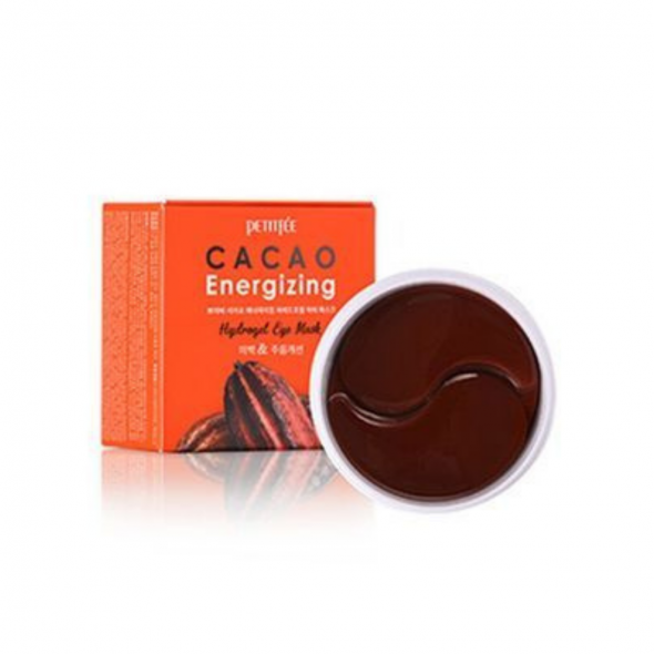 Гідрогелеві патчі з какао Petitfee Cacao Energizing Hydrogel Eye Patch 60 шт